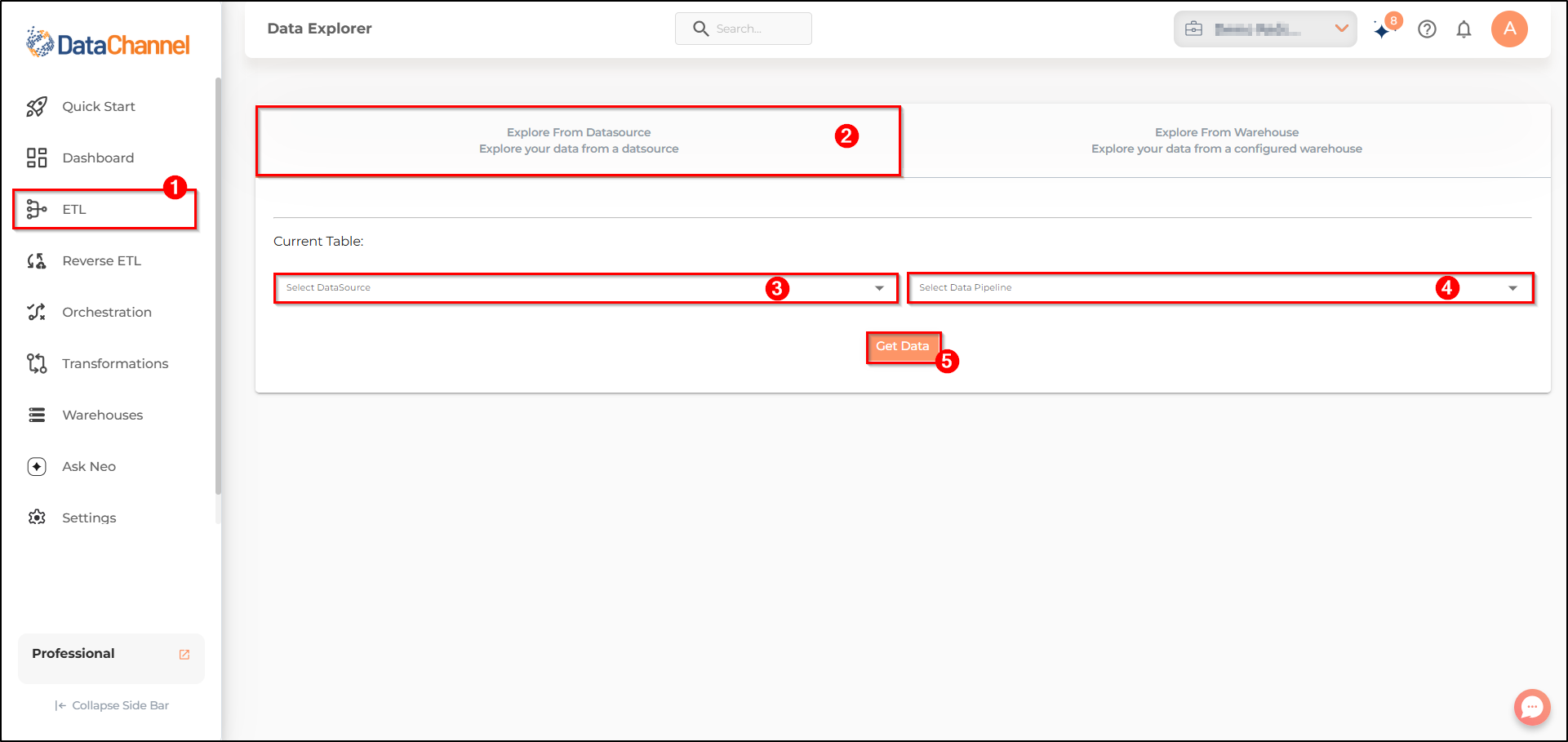data explorer page1