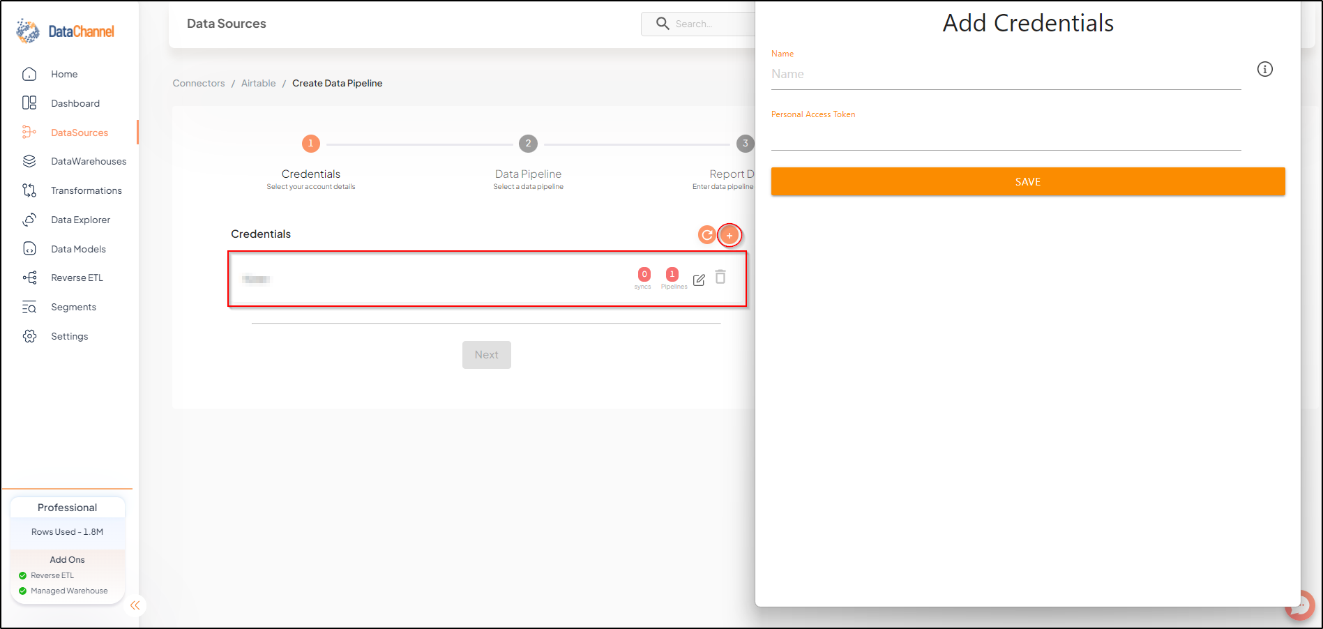 airtable new creds