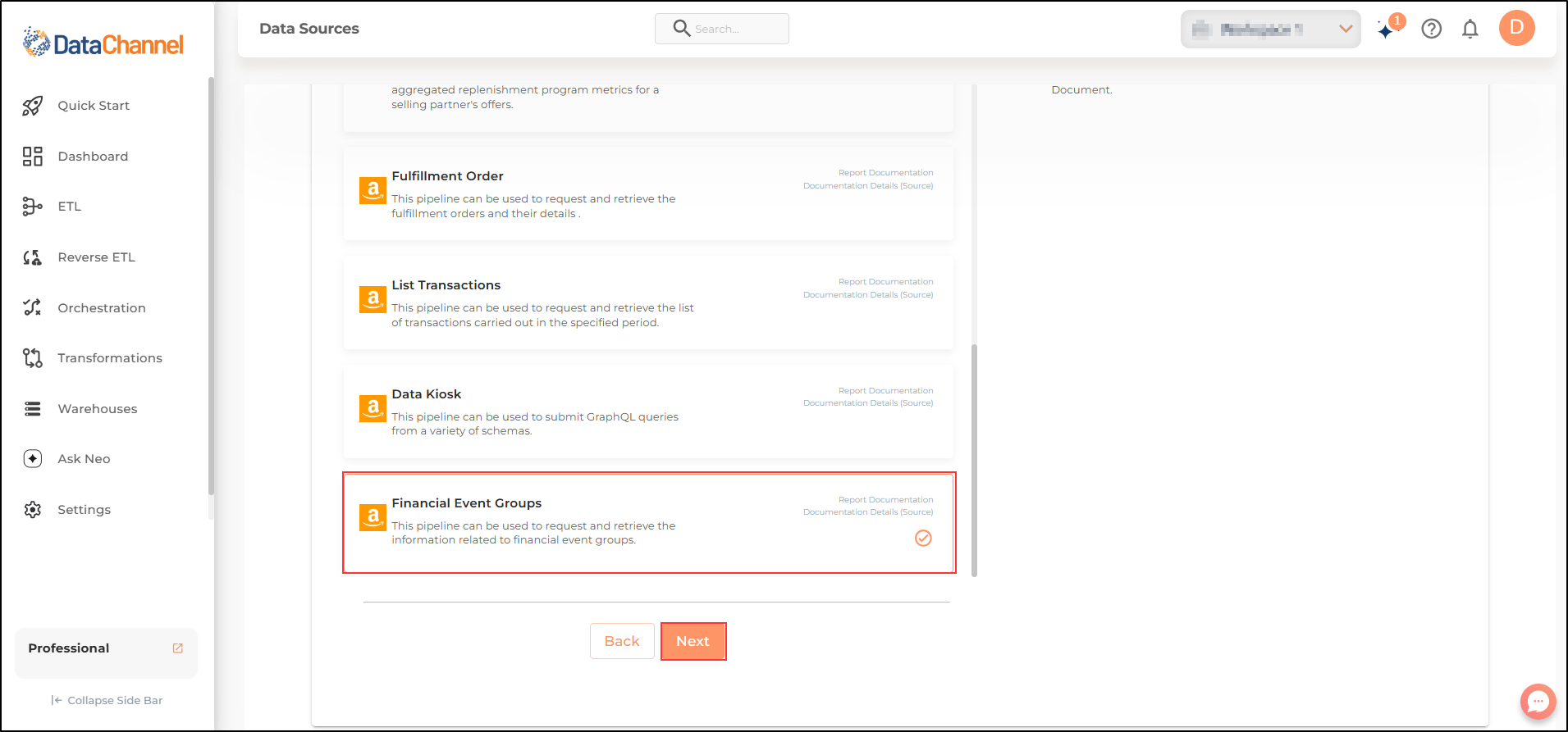 amazon sp api financial event groups list