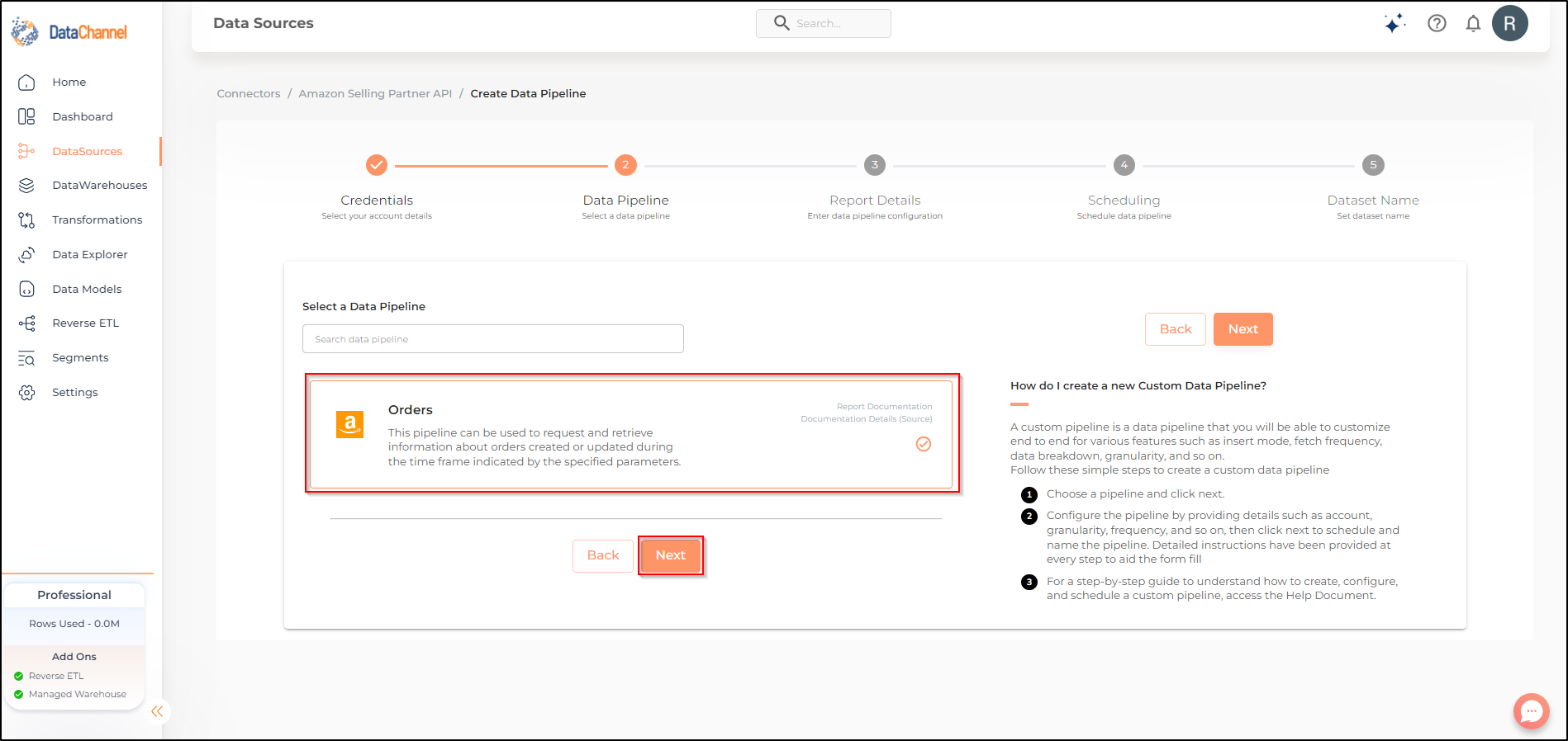 amazon sp api orders list