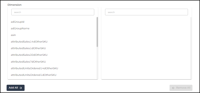 amazonads asins config field1