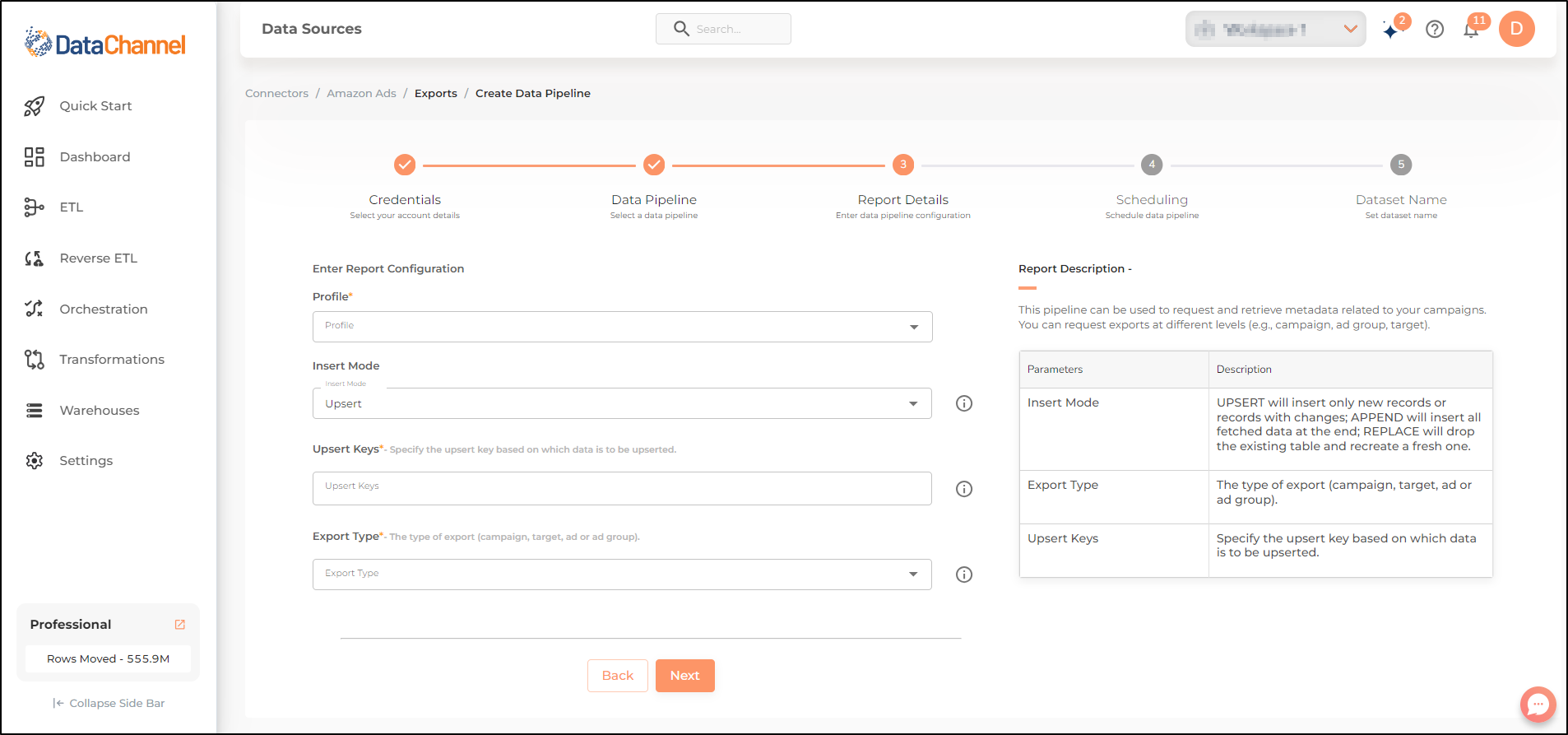 amazonads exports config