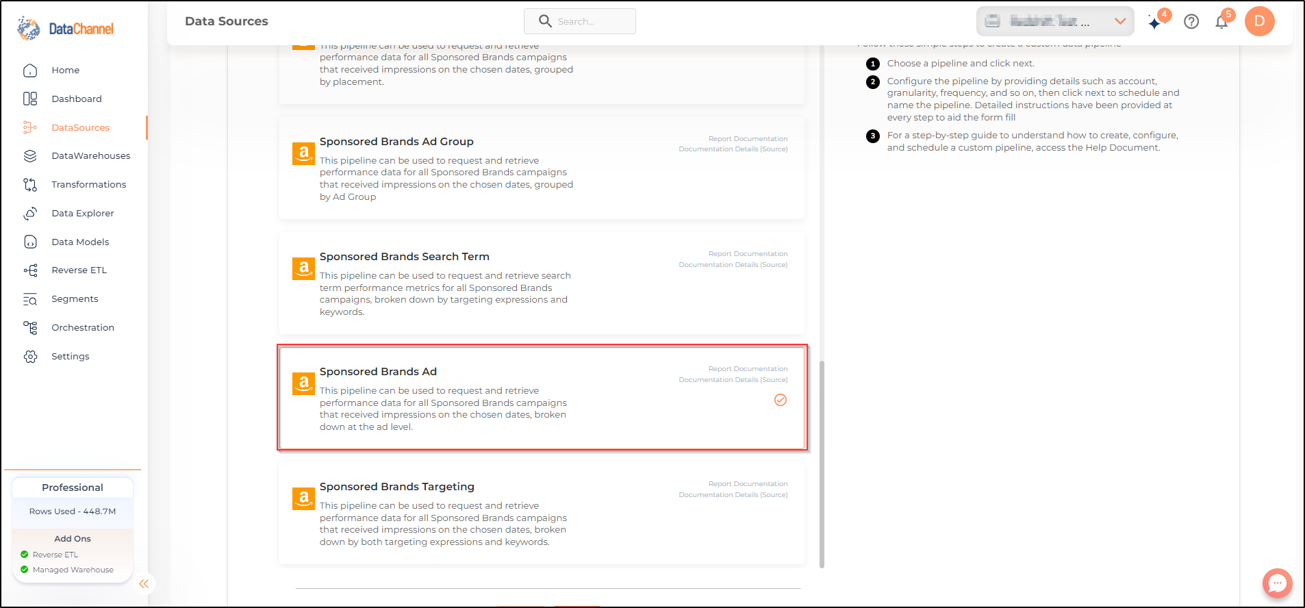 amazonads sponsored brands ad list