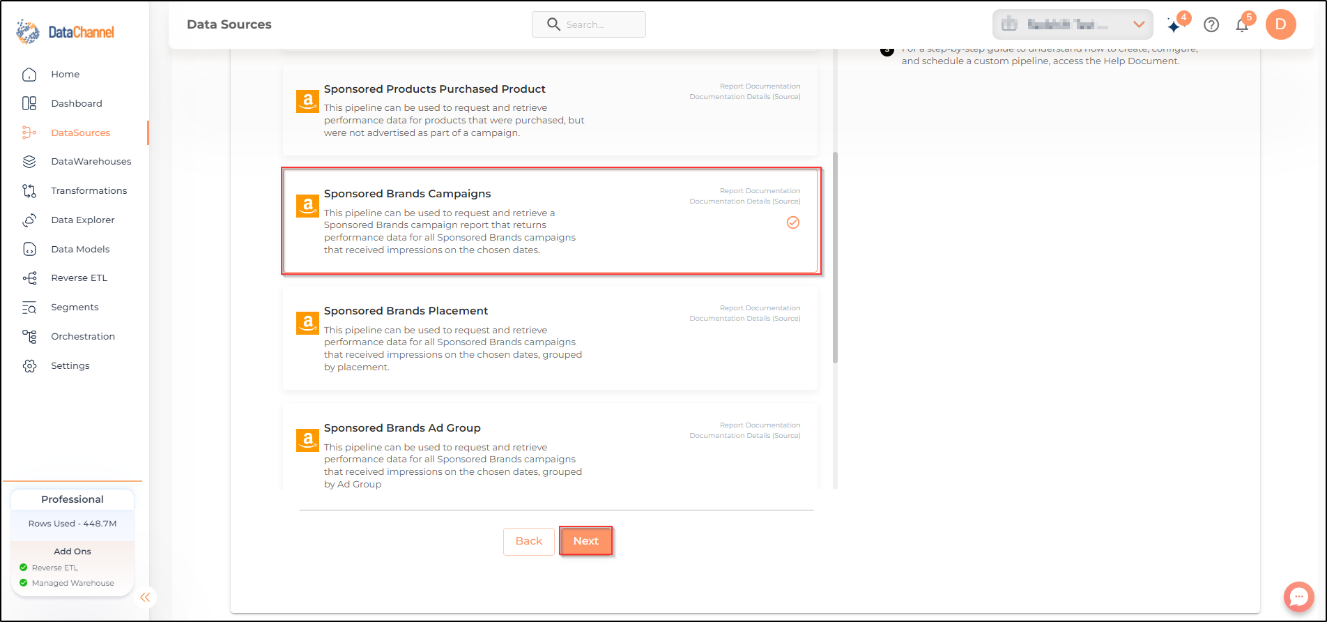 amazonads sponsored brands campaigns list