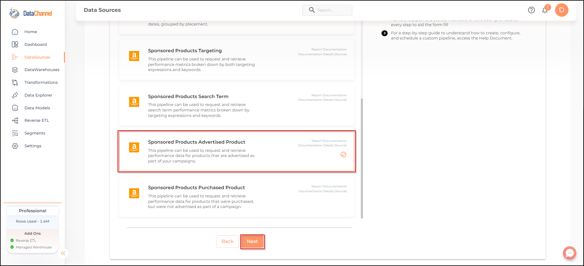 amazonads sponsored products advertised product list