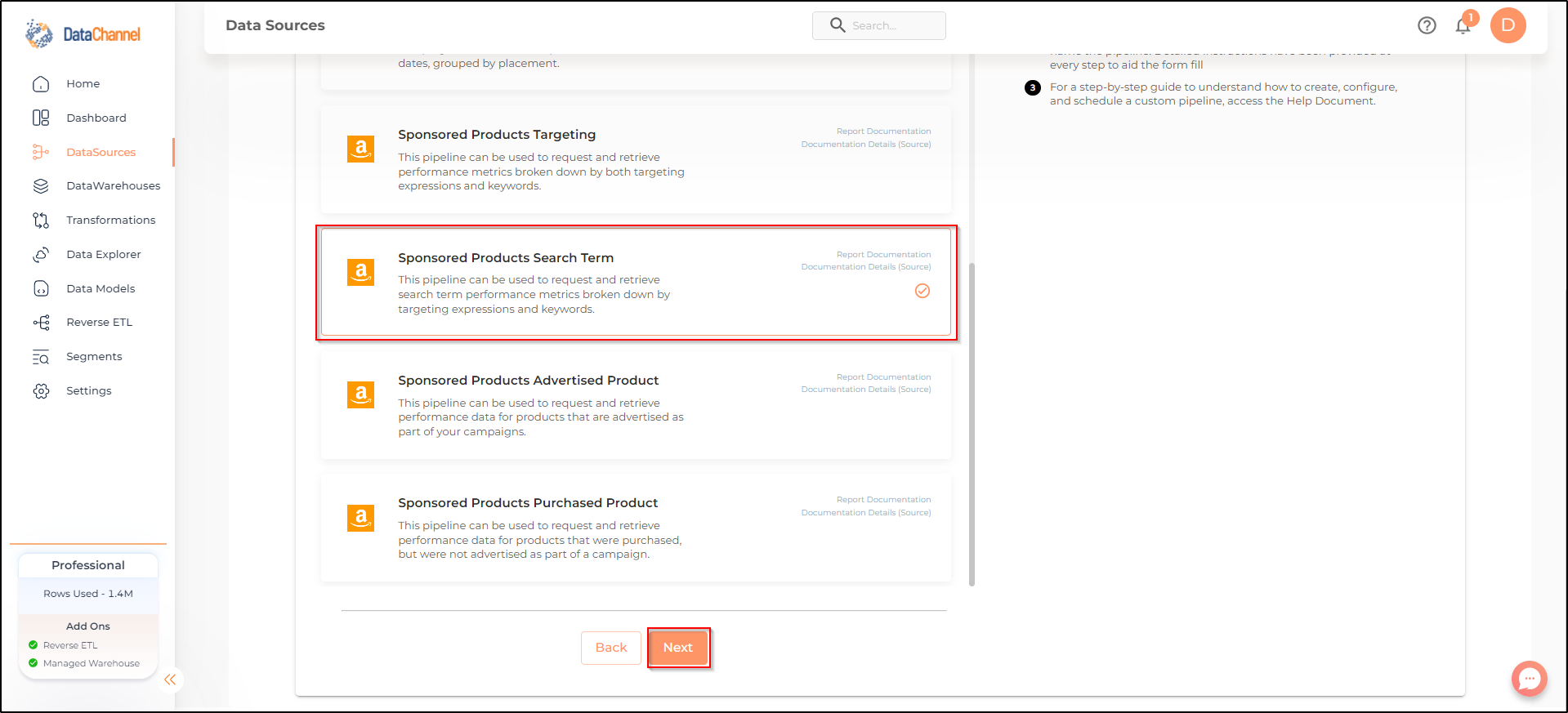 amazonads sponsored products search term list