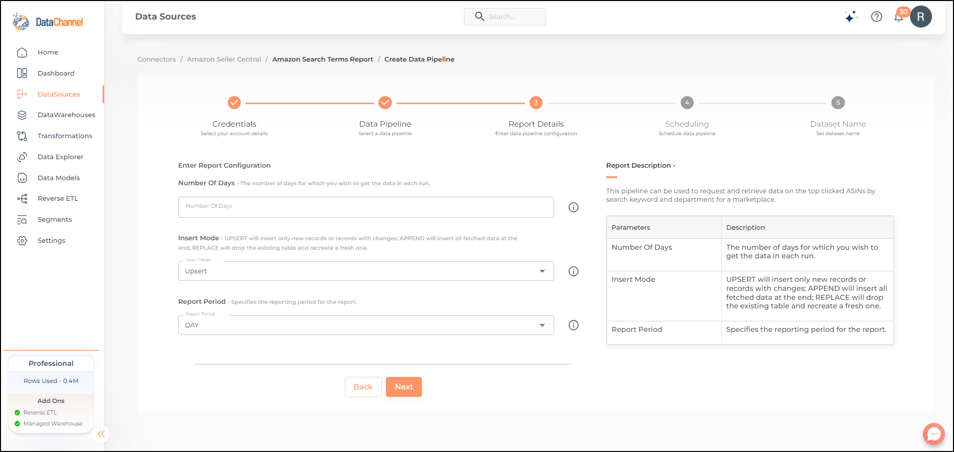 amazonsellercentral amazon search terms report config