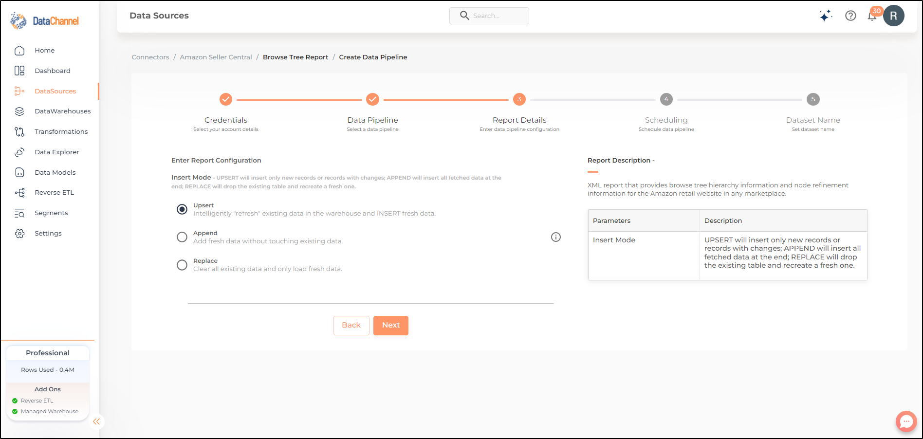 amazonsellercentral browse tree report config