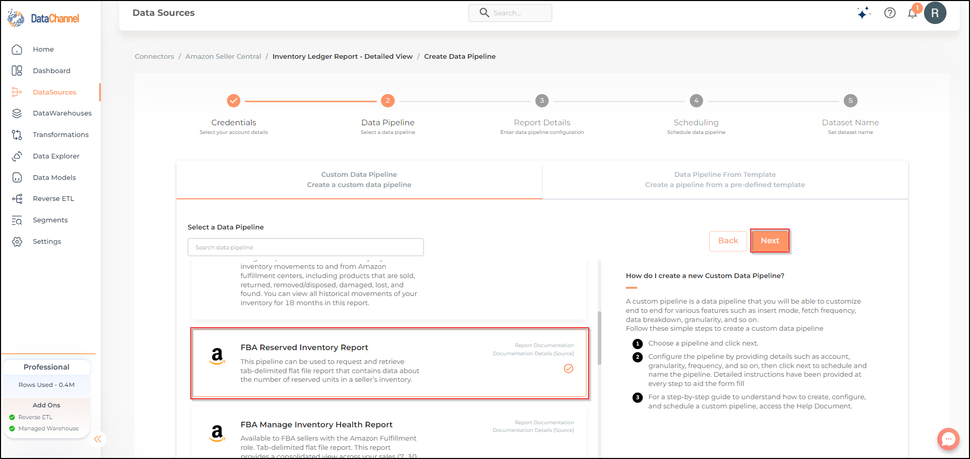 amazonsellercentral fba reserved inventory report list