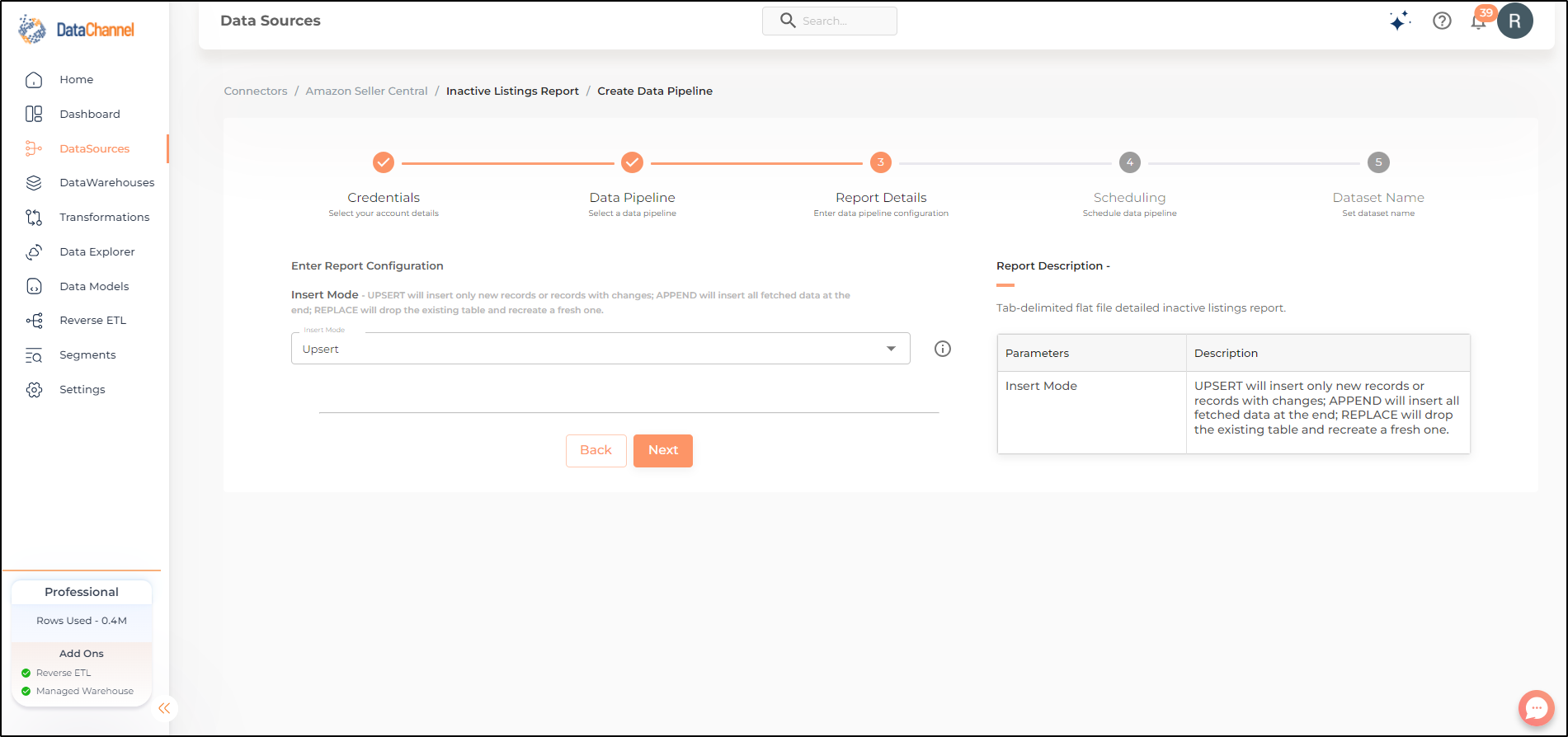 amazonsellercentral inactive listings report config