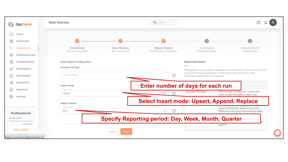 amazonsellercentral market basket analysis report config