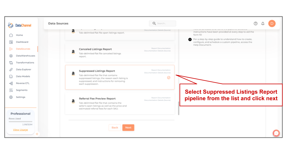 amazonsellercentral supressed listings report list