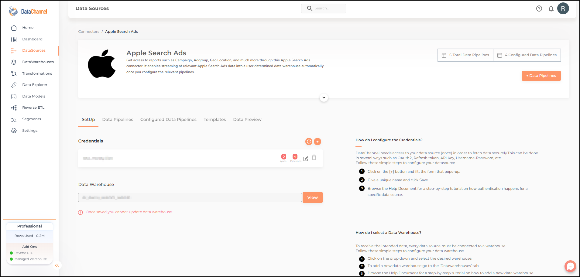apple search ads screen