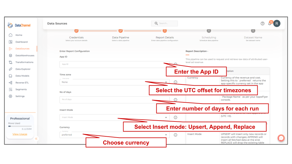 appsflyer attributed ad revenue config one