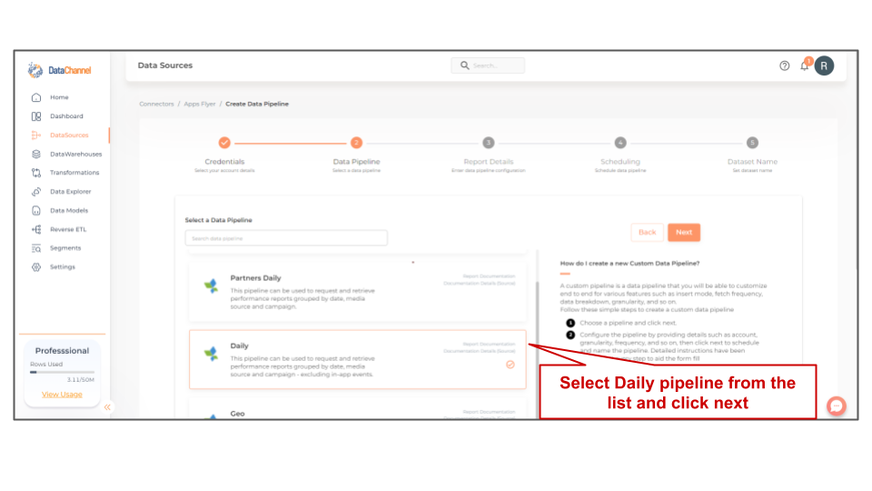 appsflyer daily list