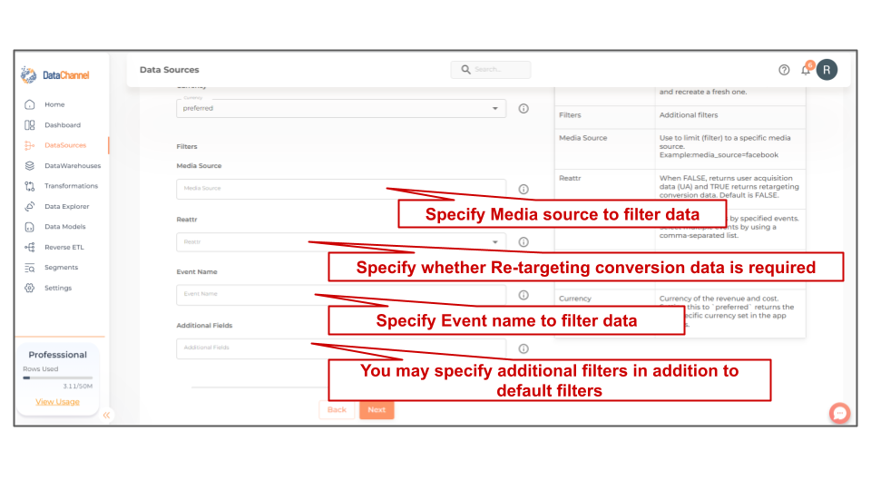 appsflyer installs config two