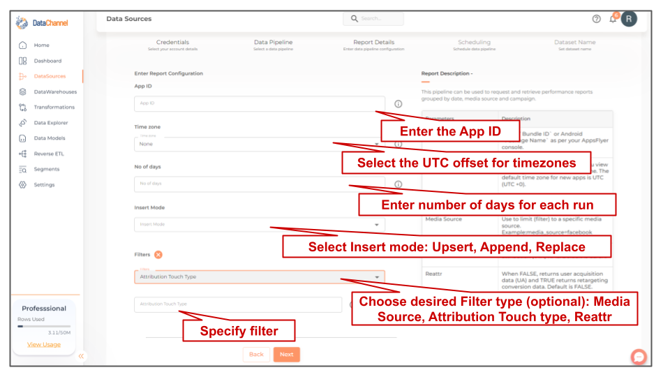 appsflyer partners daily config