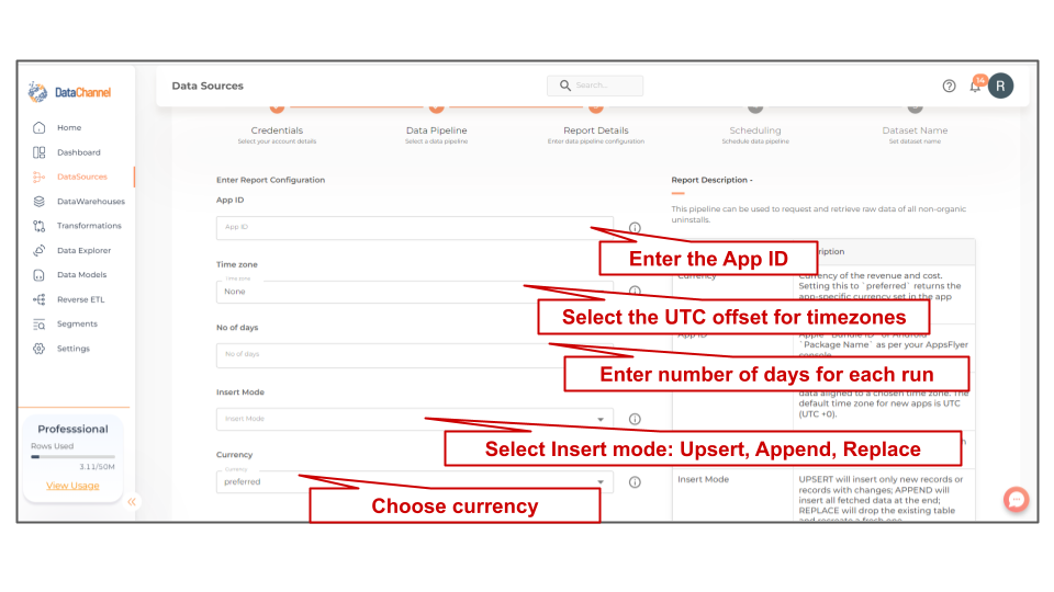 appsflyer uninstalls config one
