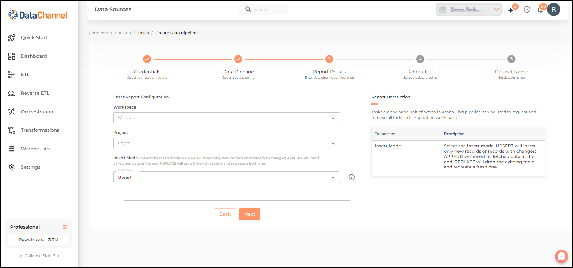 asana tasks config