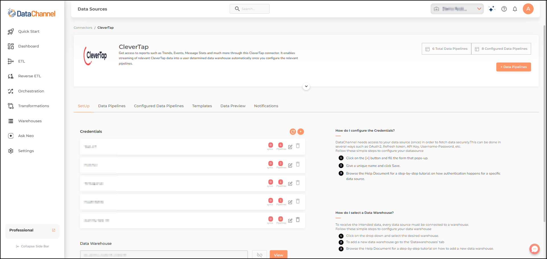 clevertap screen