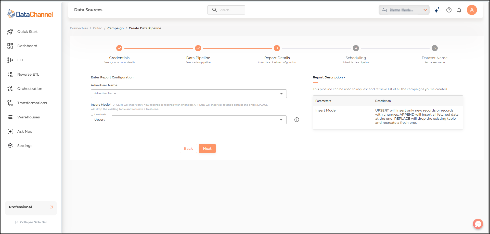 criteo campaign config