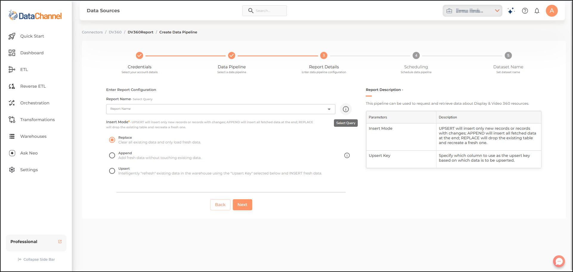 dv360 report config