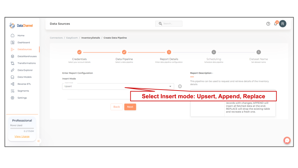 easyecom inventory details config
