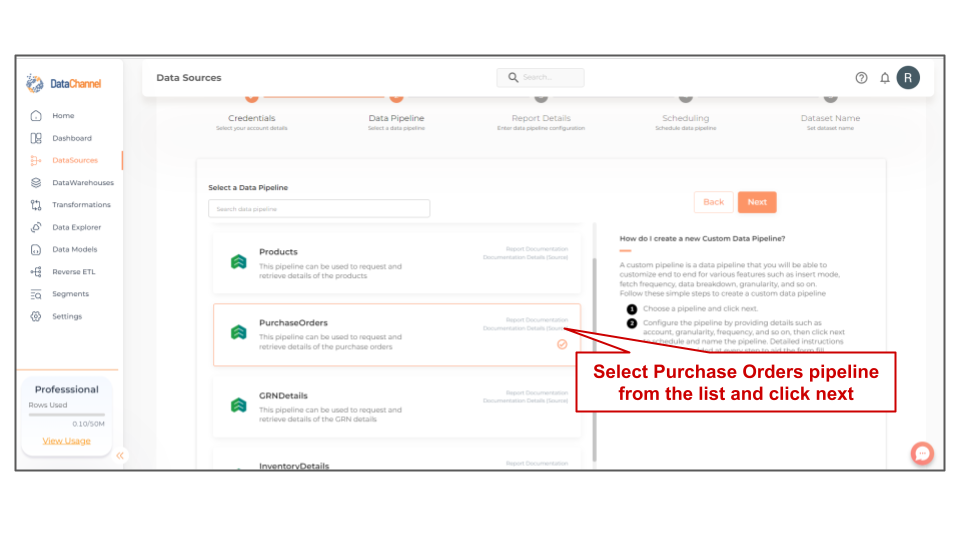 easyecom purchase orders list