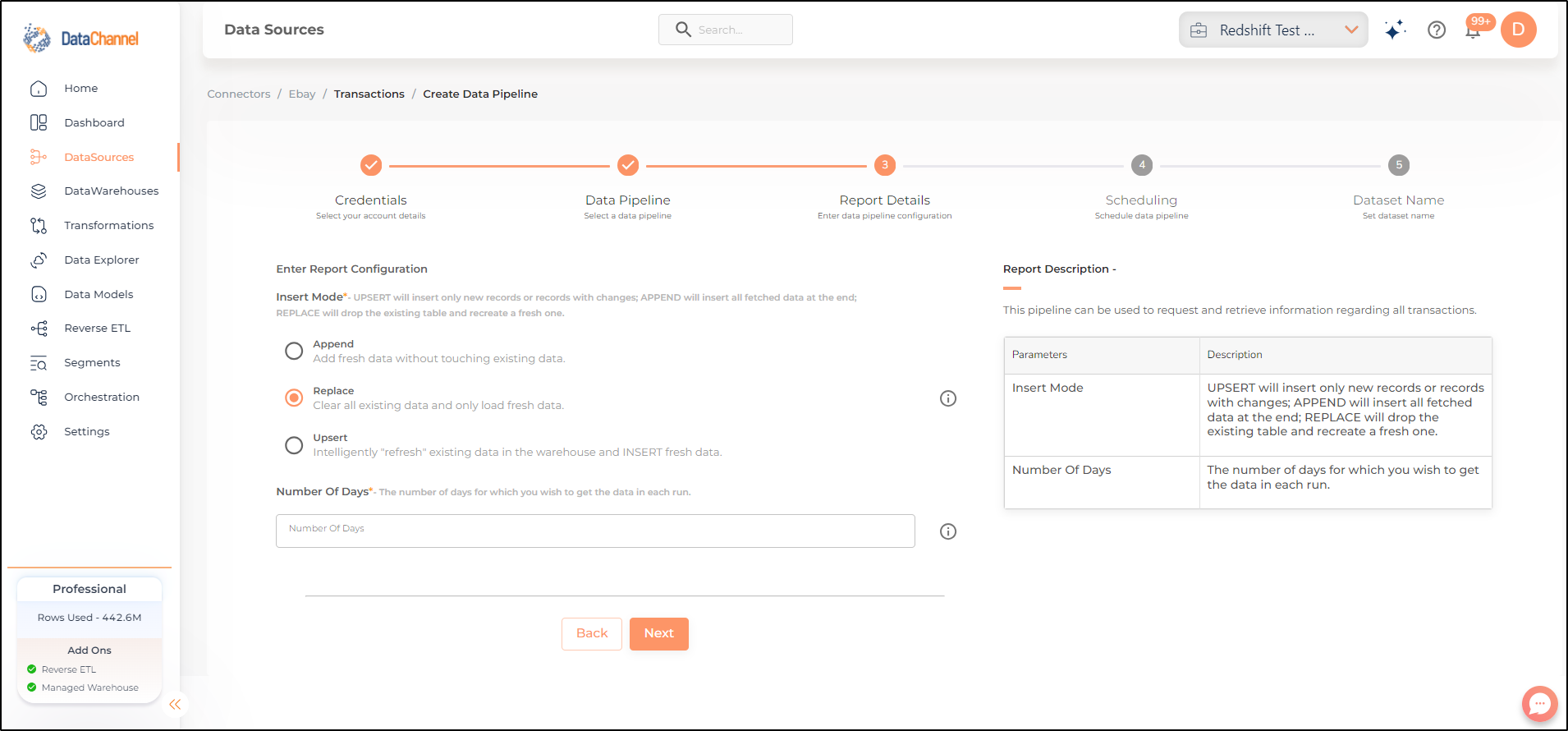 ebay transactions config