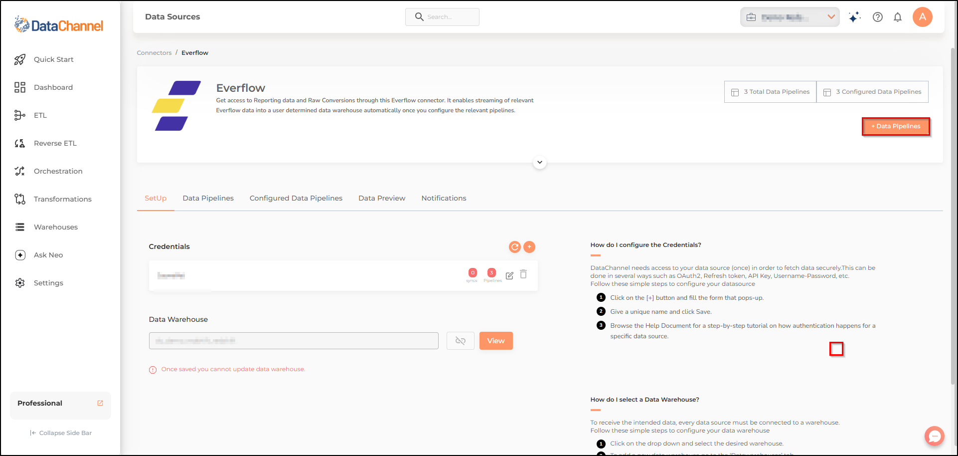 everflow data source detail