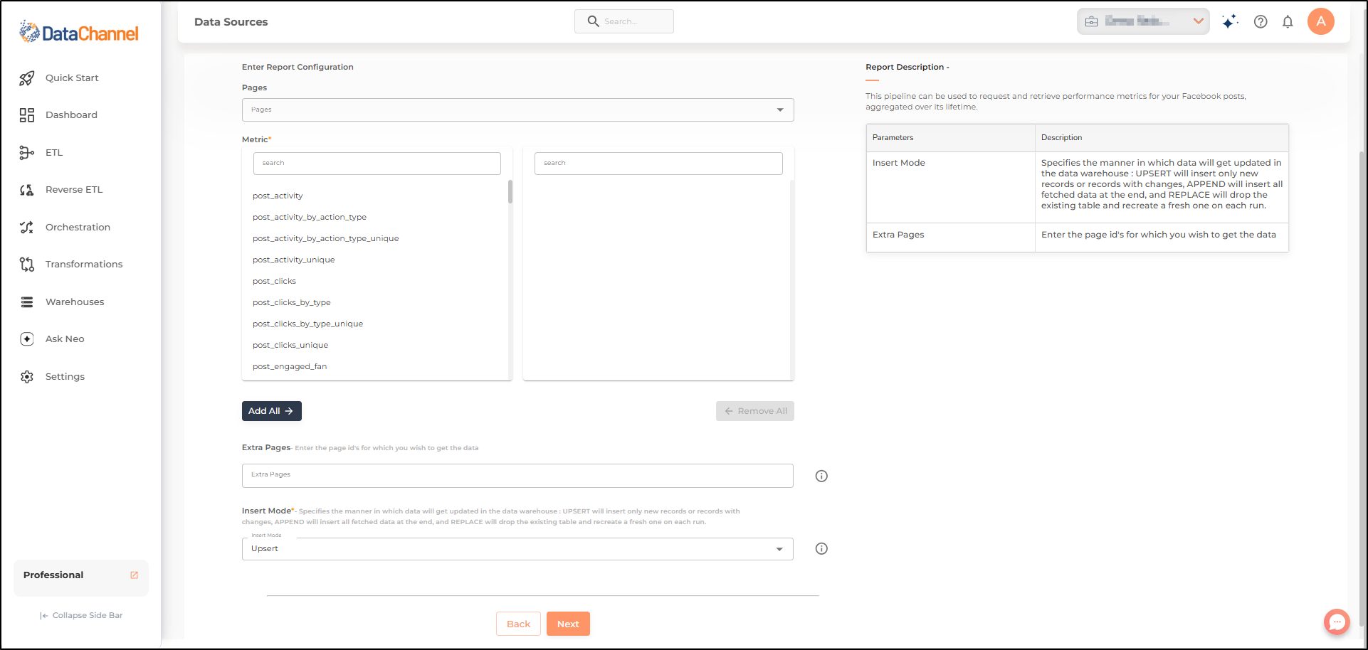 facebook pages post insights lifetime config