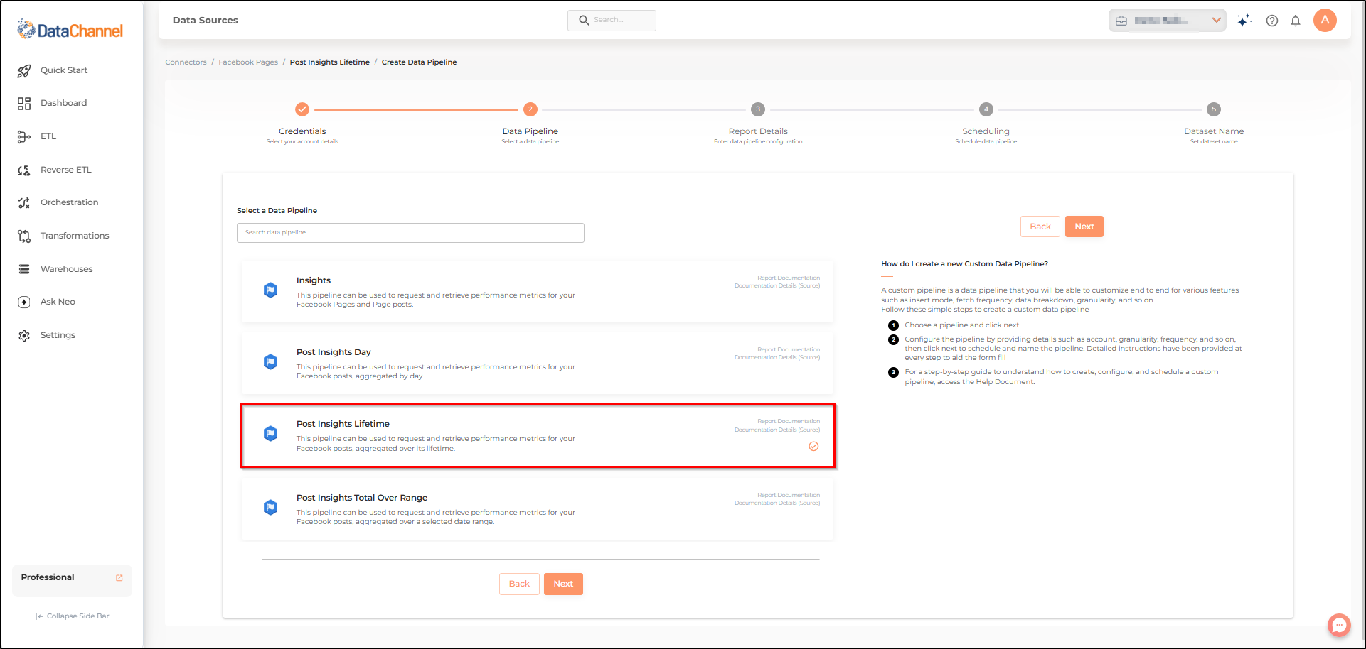 facebook pages post insights lifetime list
