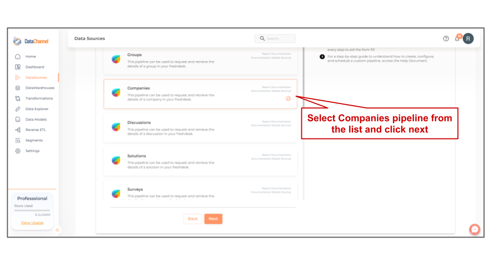 freshdesk companies list
