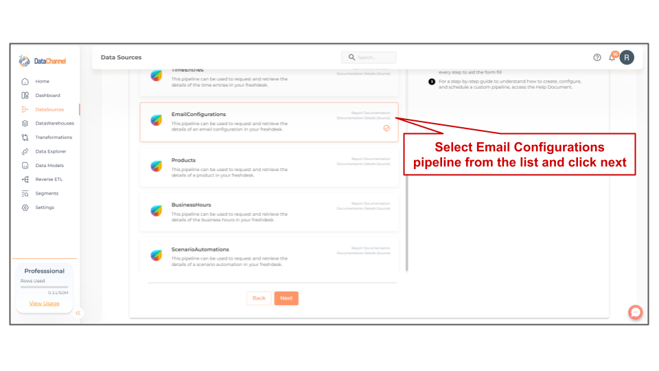 freshdesk email configurations list