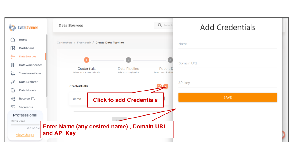 freshdesk new creds