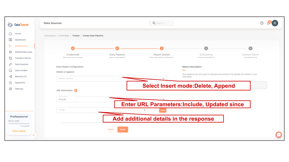 freshdesk tickets config