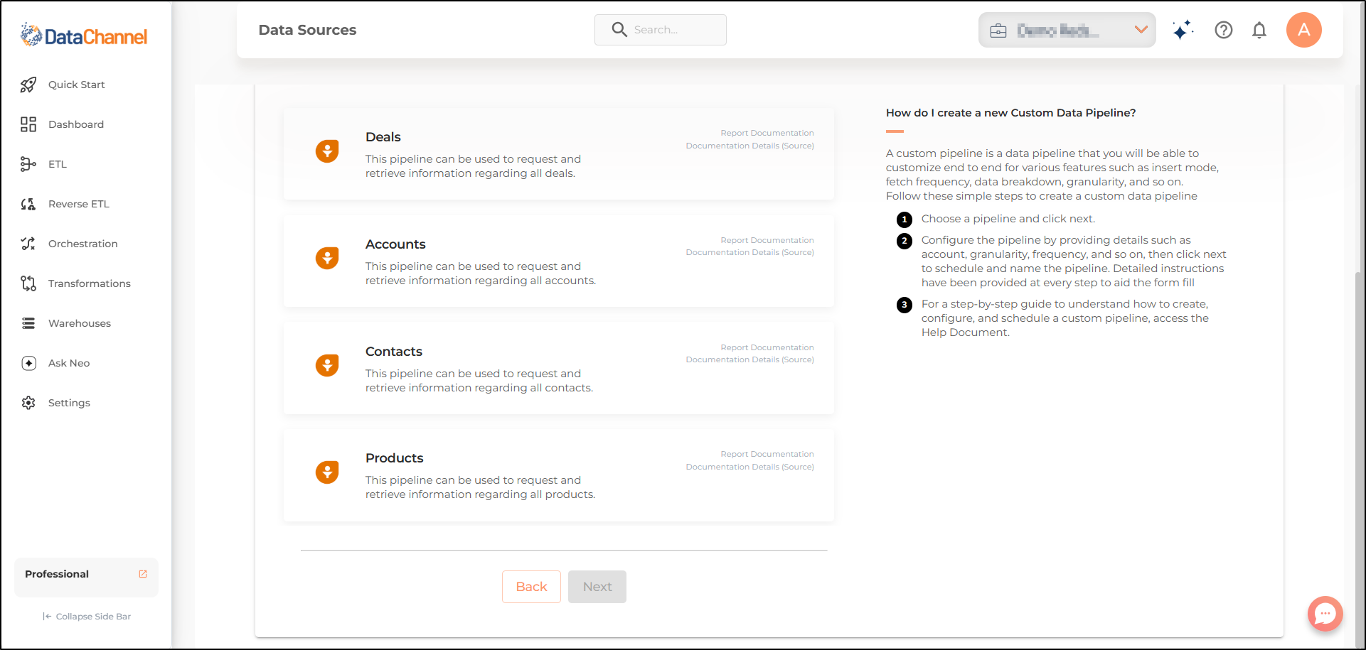 freshsales pipelines list