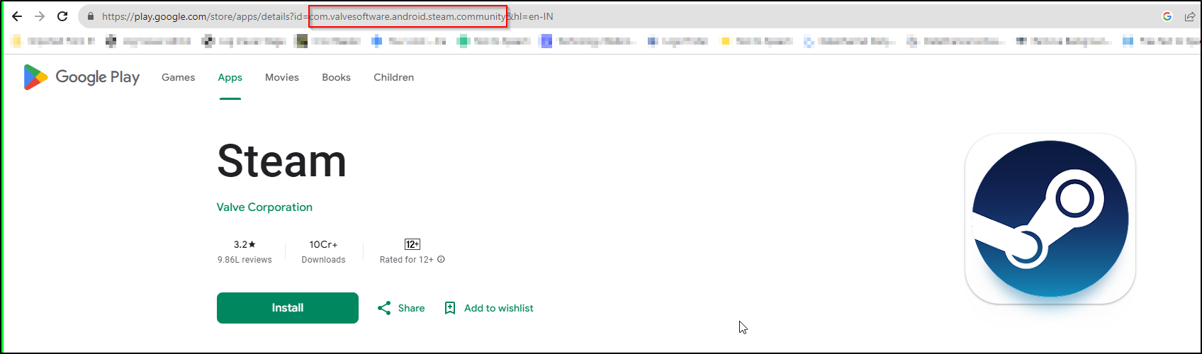 google play store reviews app id