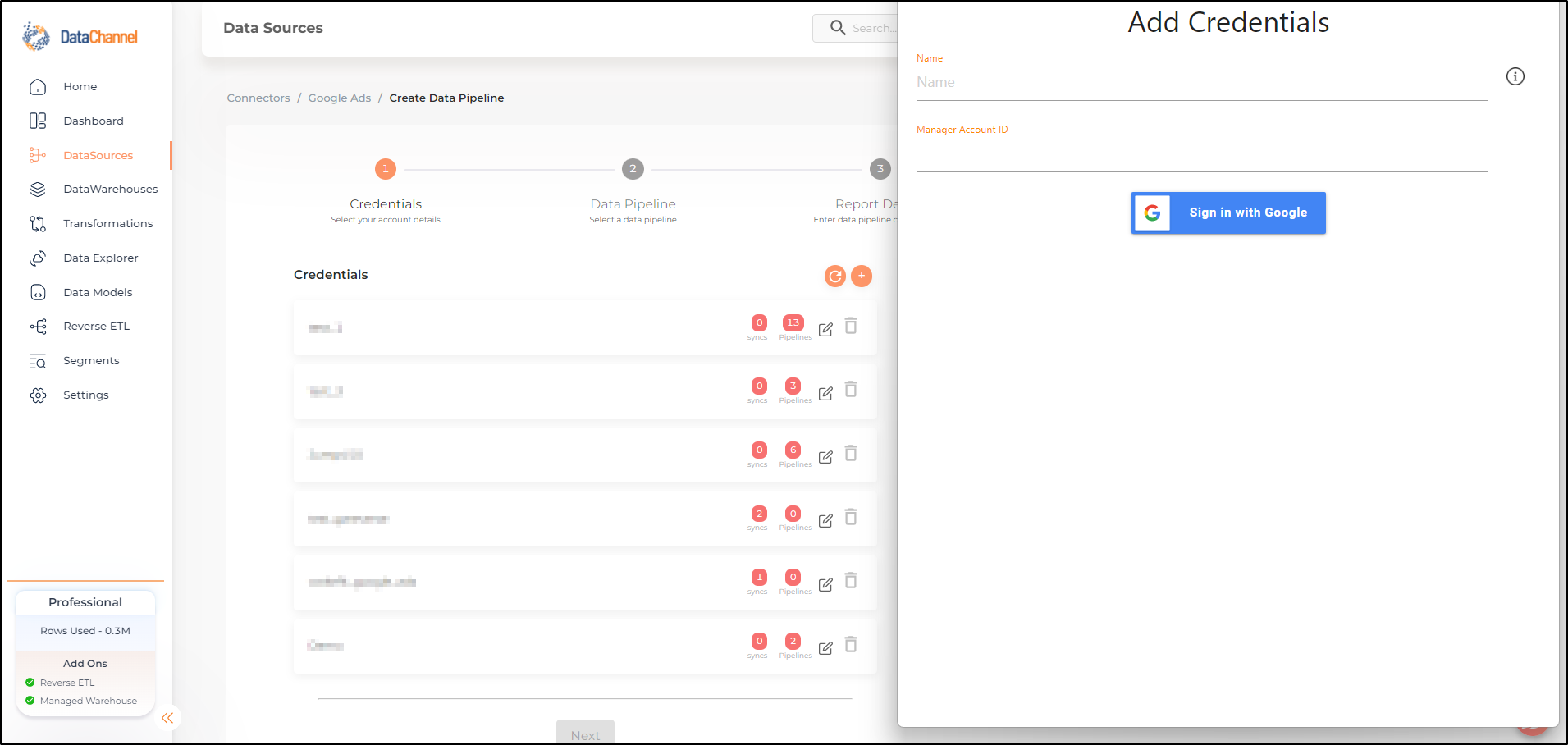 googleadsv2 new creds