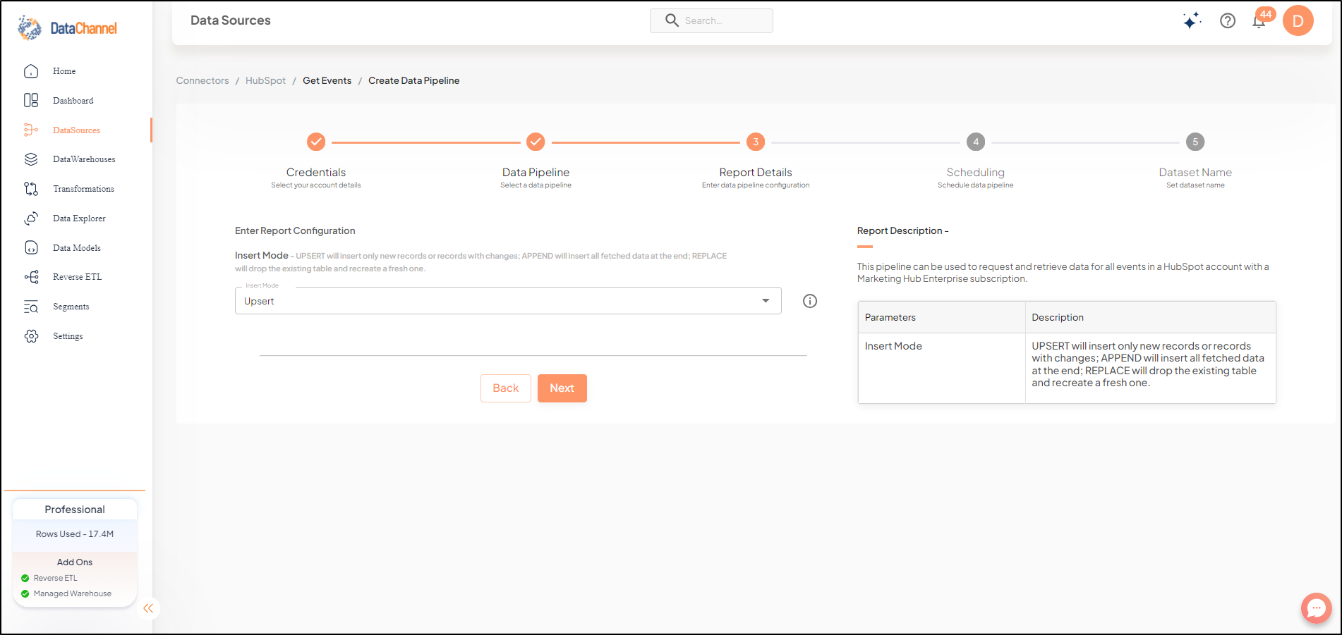 hubspot get events config