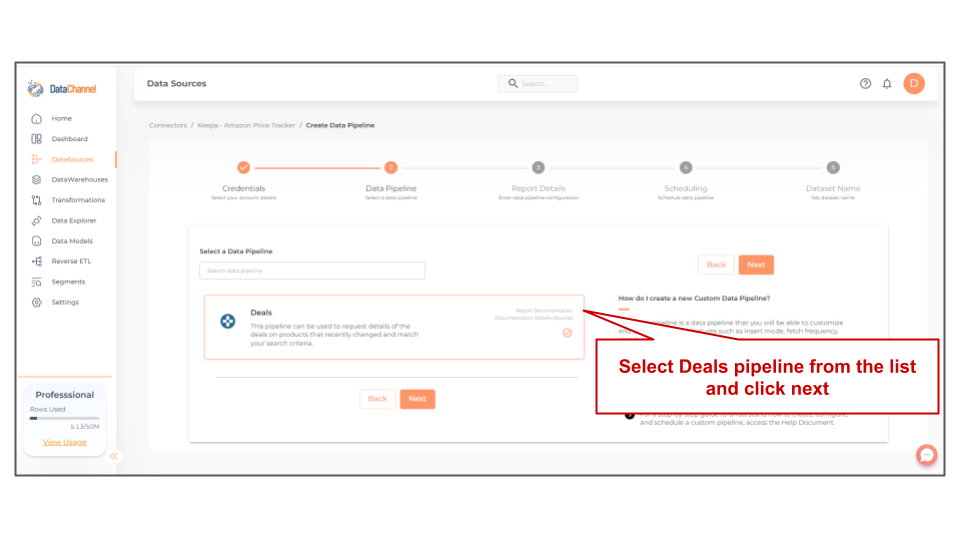 keepa deals list
