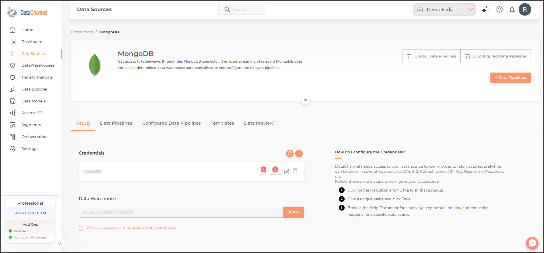 mongodb screen
