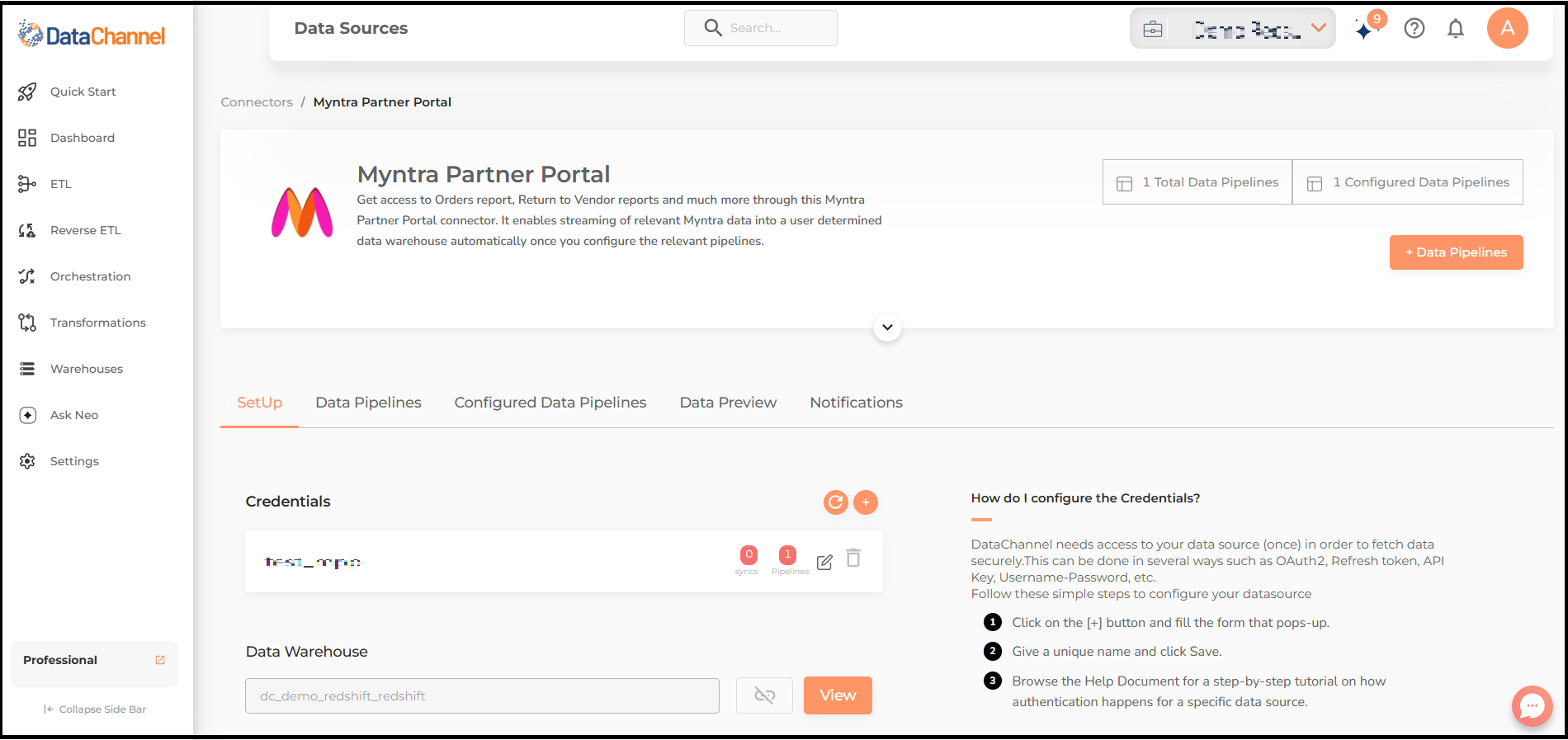 myntra partner portal screen