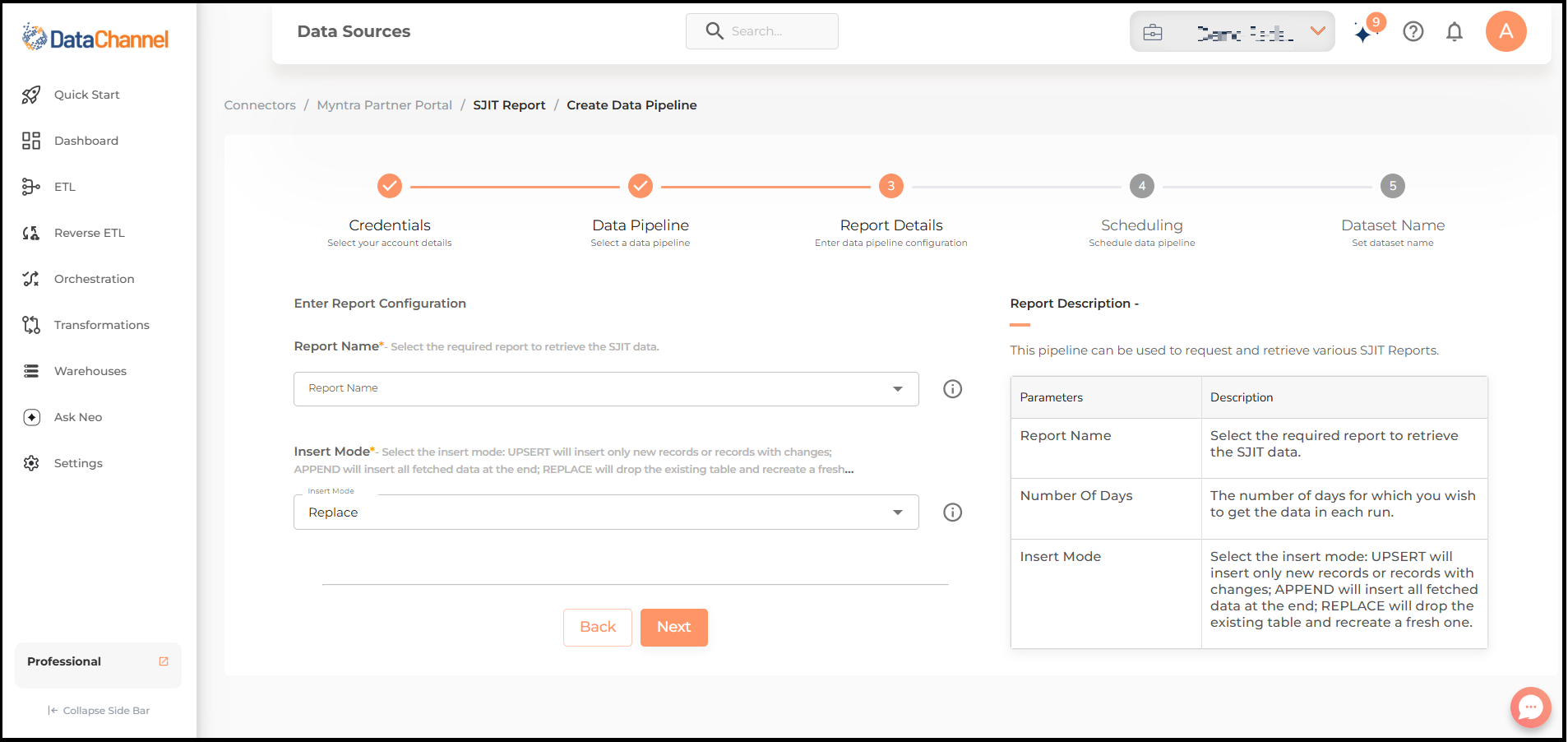 myntra partner portal sjit config