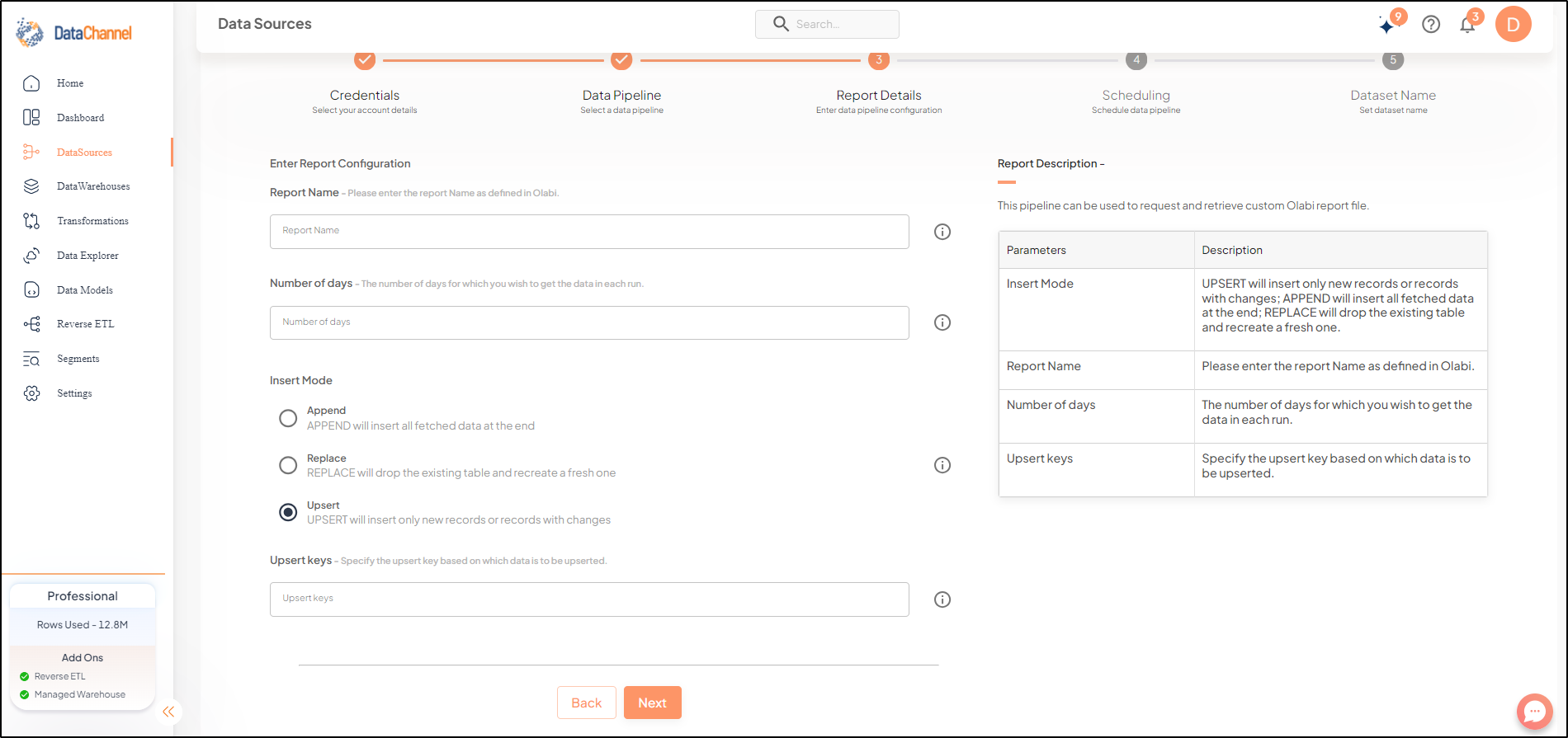 olabi report export config
