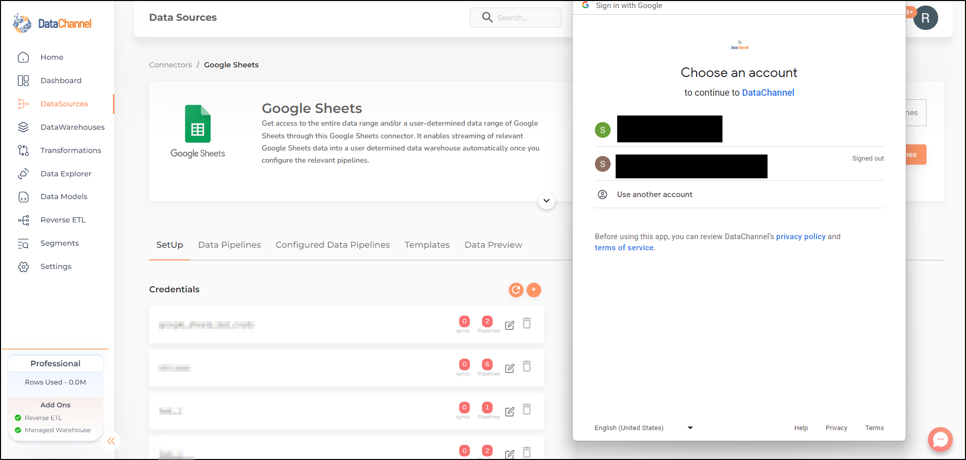 pipeline creds oauth 2