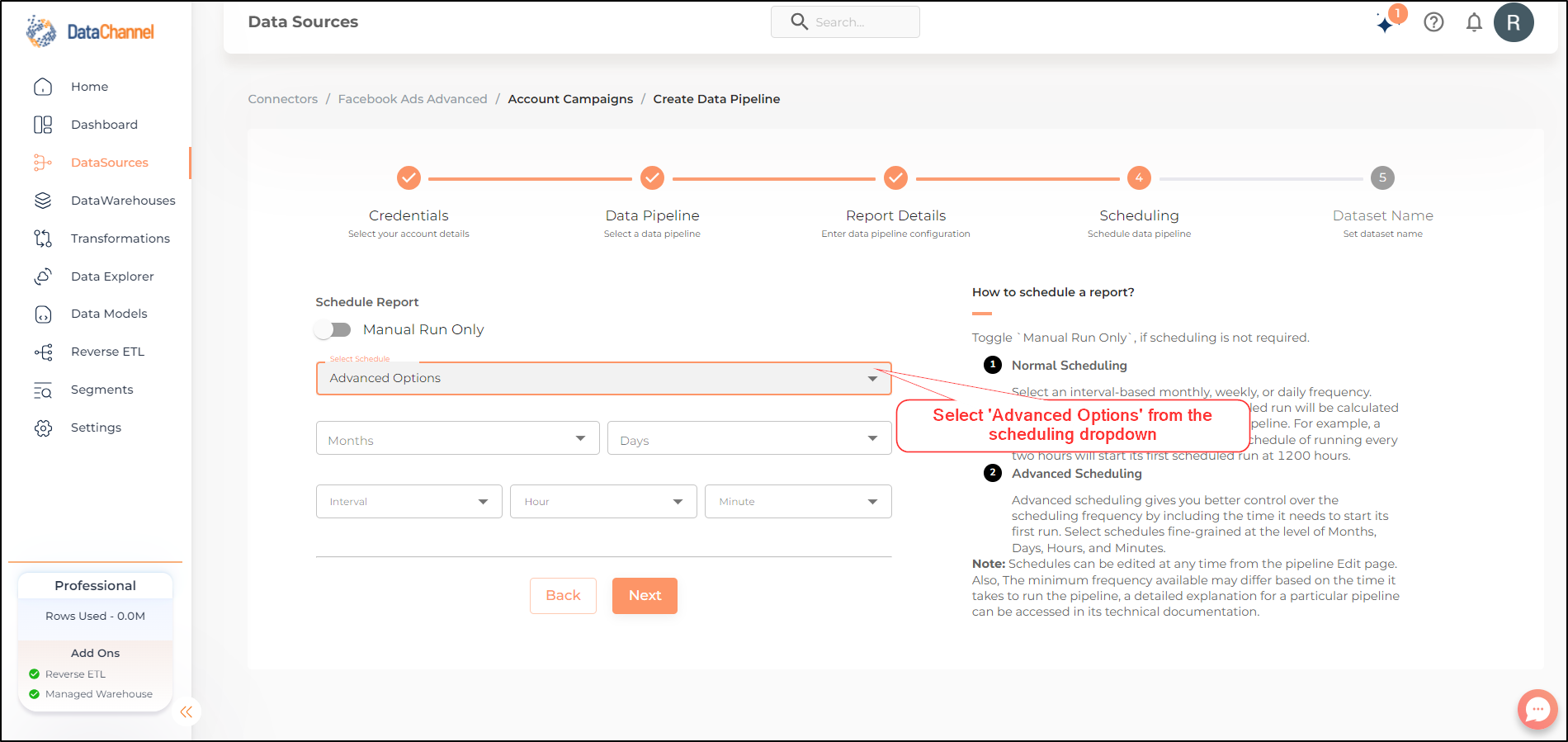 pipeline sched advanced