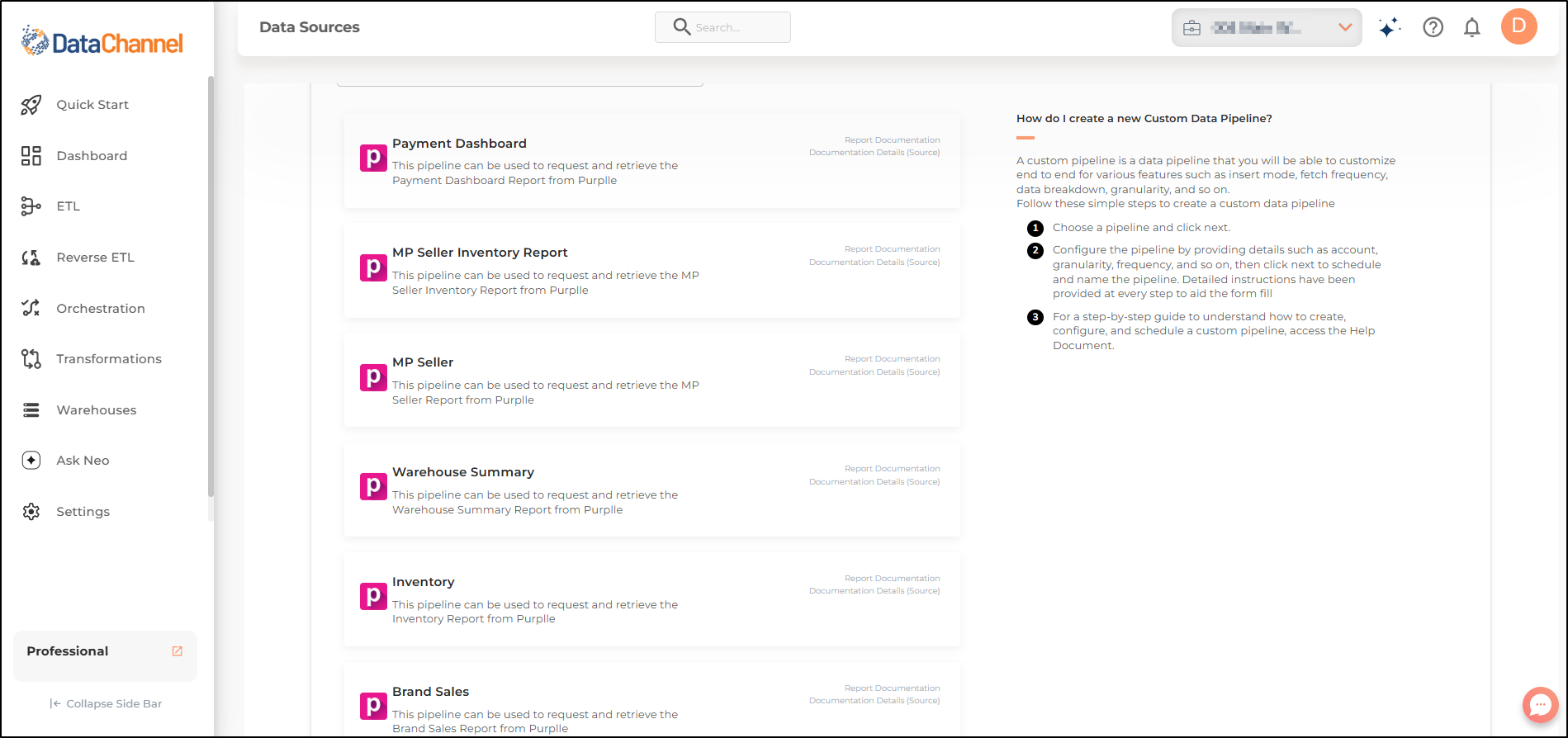 purplle pipelines list