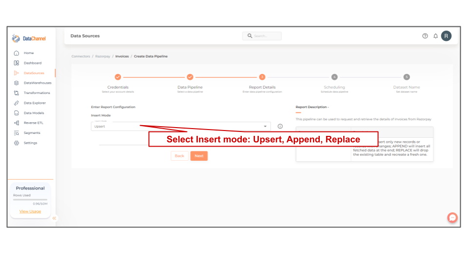 razorpay invoices config