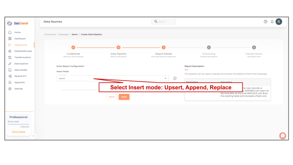 razorpay items config